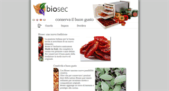 Desktop Screenshot of biosec.it