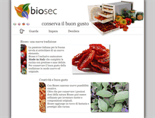 Tablet Screenshot of biosec.it